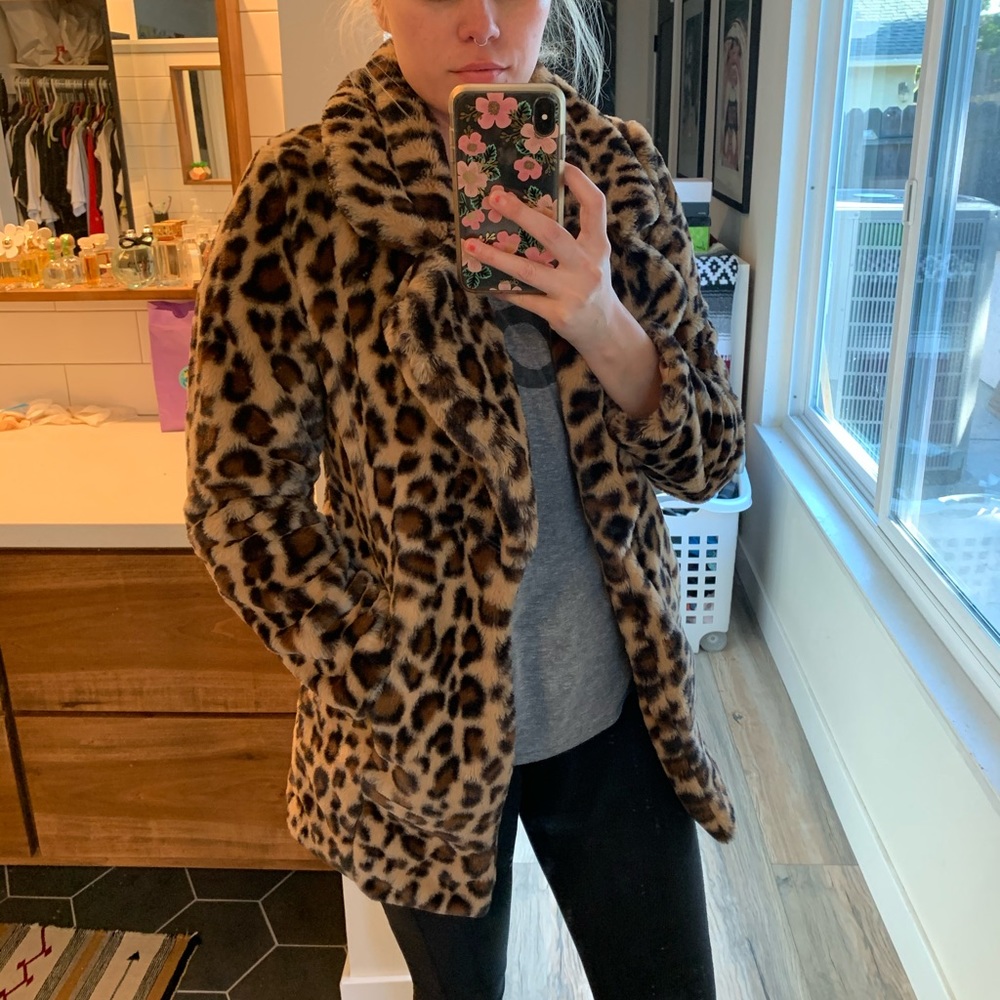 Soft Leopard Jacket